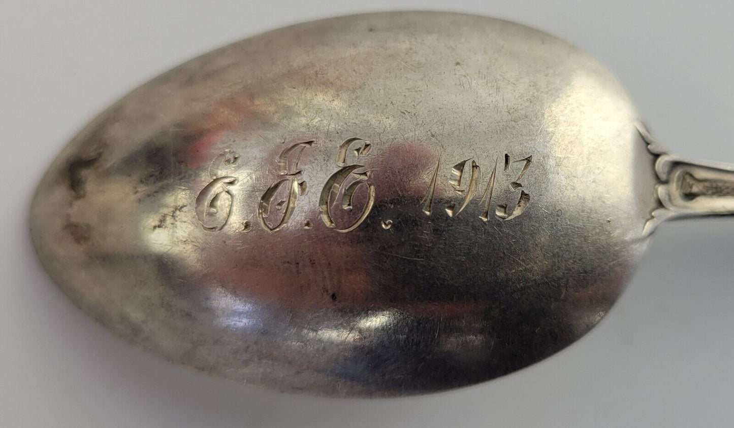 Pikes Peak Summit Sterling Silver 5 1/8” Souvenir Spoon .49oz. by Mechanics