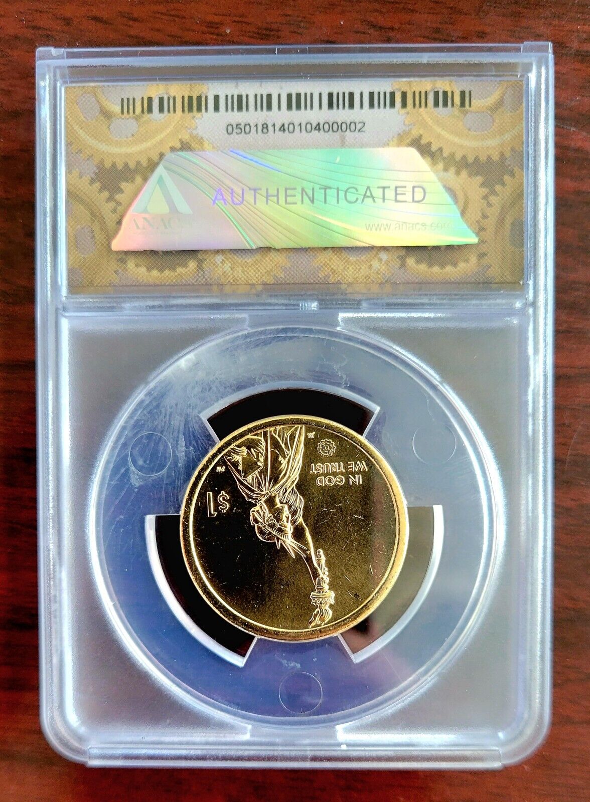 2019 D American Innovation Dollar Polio Vaccine MS67 ANACS First Strike