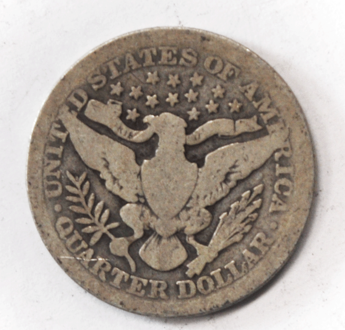 1901 Barber Silver Quarter Dollar Rare Twenty Five Cents Philadelphia