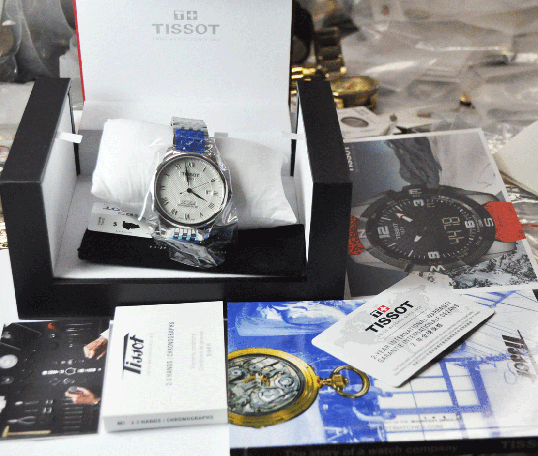 Men s Tissot T006407B Le Locle Powermatic 80 Date Skeleton 23j w