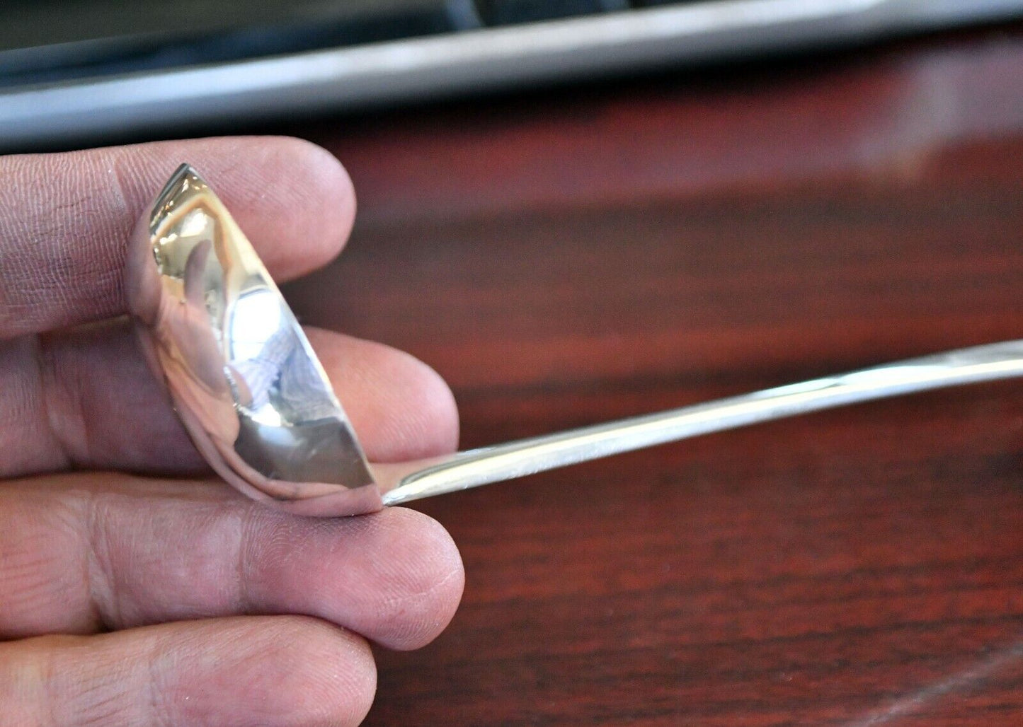Tiffany & Co. Repro 1806 Edinborough Sterling Silver 5 1/2" Cream Ladle 1.1 oz.