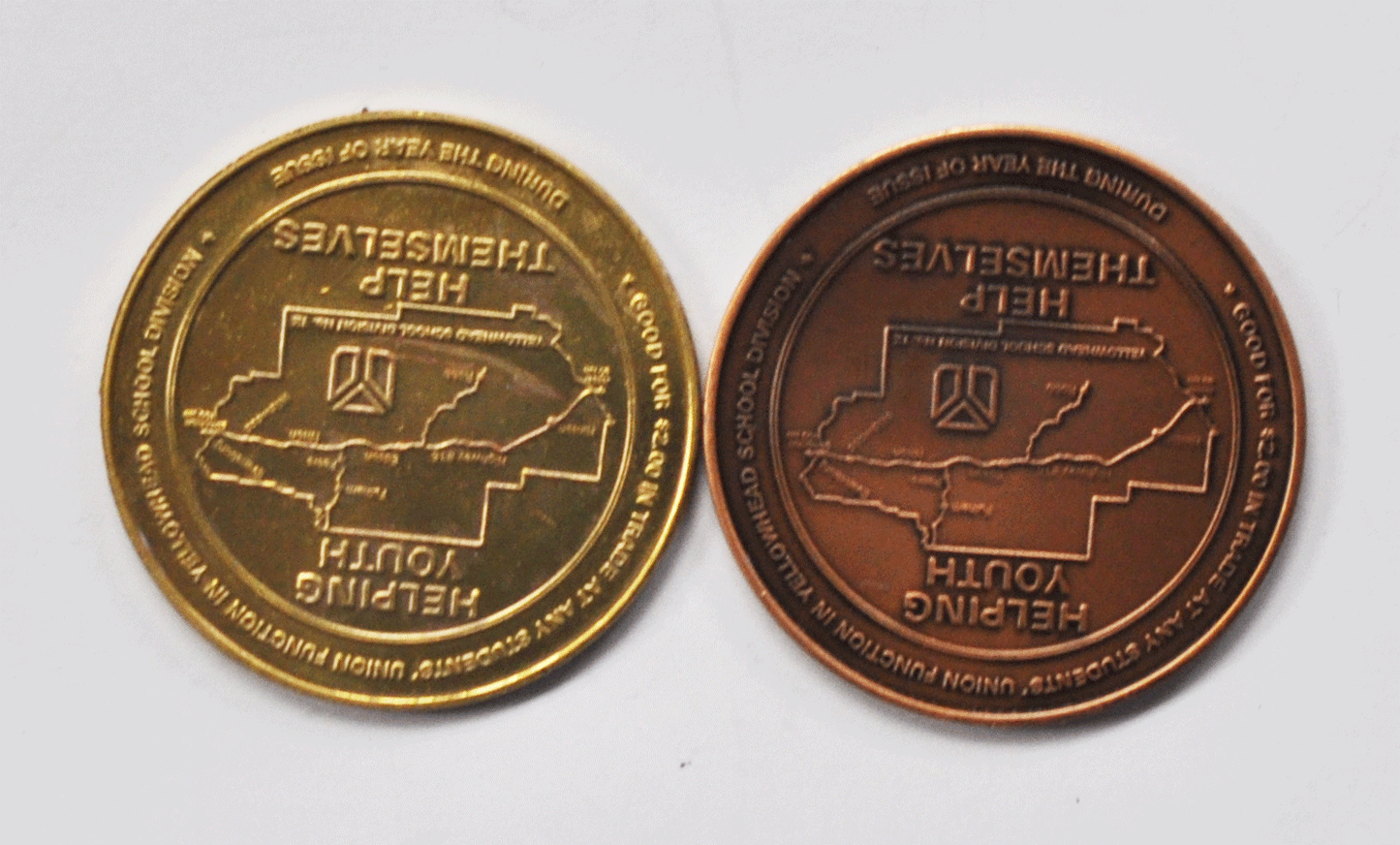 1986 Yellowhead Athletic Conference Catchy Sportsmanship Student Union 38mm