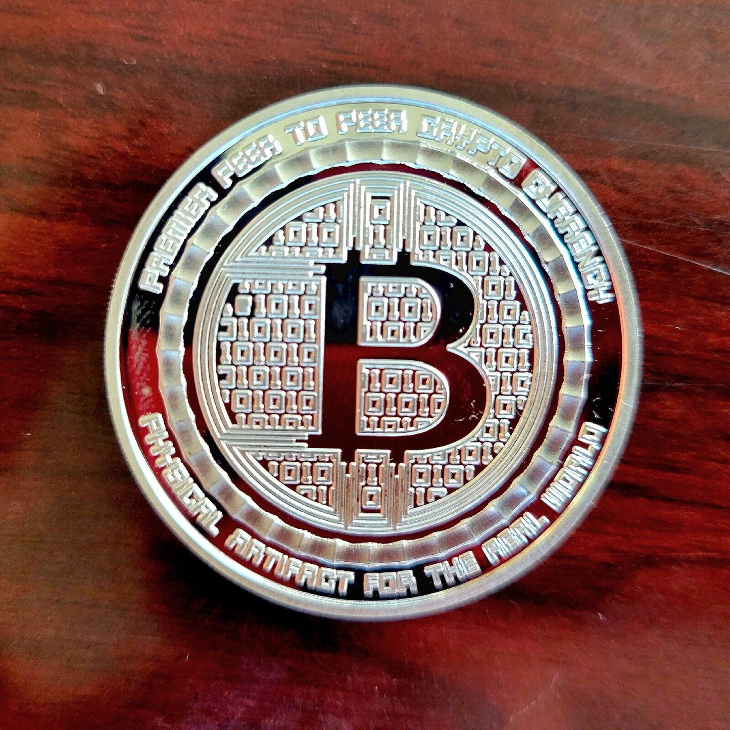 Anonymous Mint 1 oz .999 Fine Silver Bitcoin