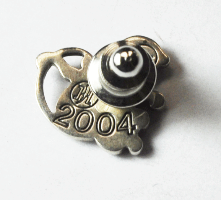 Sterling Silver Monkey John Hardy Year of the Monkey 2004 Lapel Pin 17mm