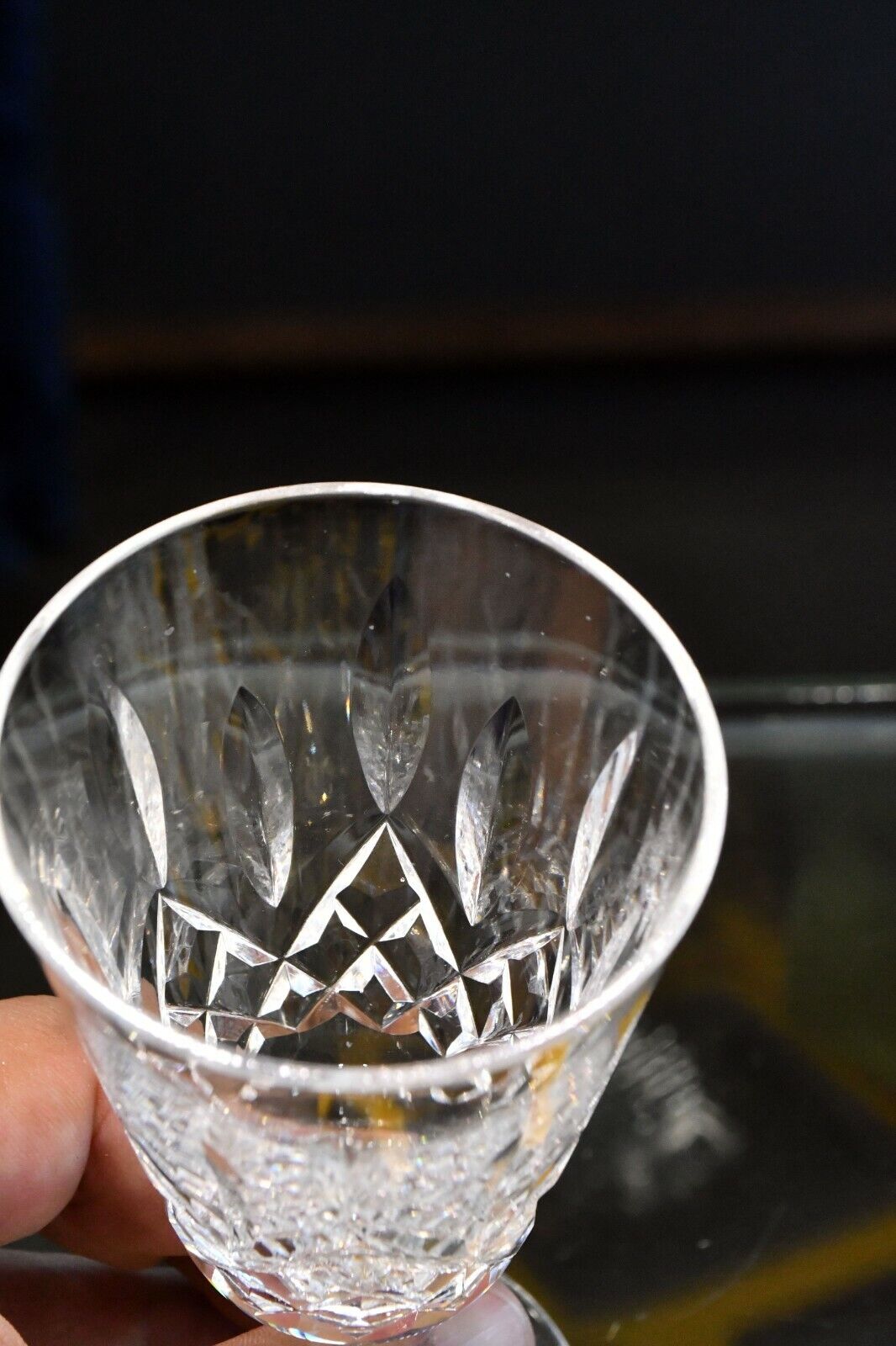 Lismore by Waterford 24% Lead Crystal 5' Sherry Glass Ireland