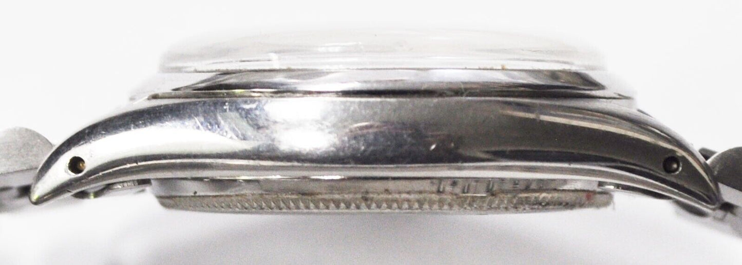 1954 Men's Rolex 6580 34mm Automatic 1030 Oyster Perpetual White Dial