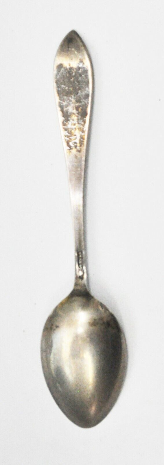 Sterling Robbins Chicago Illinois Cityscape Souvenir Spoon Riverside 4-1/8"