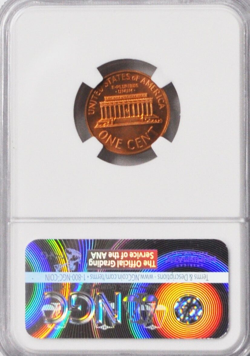 1967 SMS 1c Lincoln One Cent Memorial Cent NGC MS 66 RD Gem Uncirculated