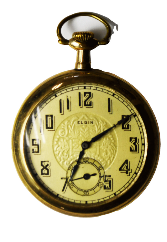 1925 Elgin Size 16 Grade 291 20yr OF GF Case Not Running Pocket Watch