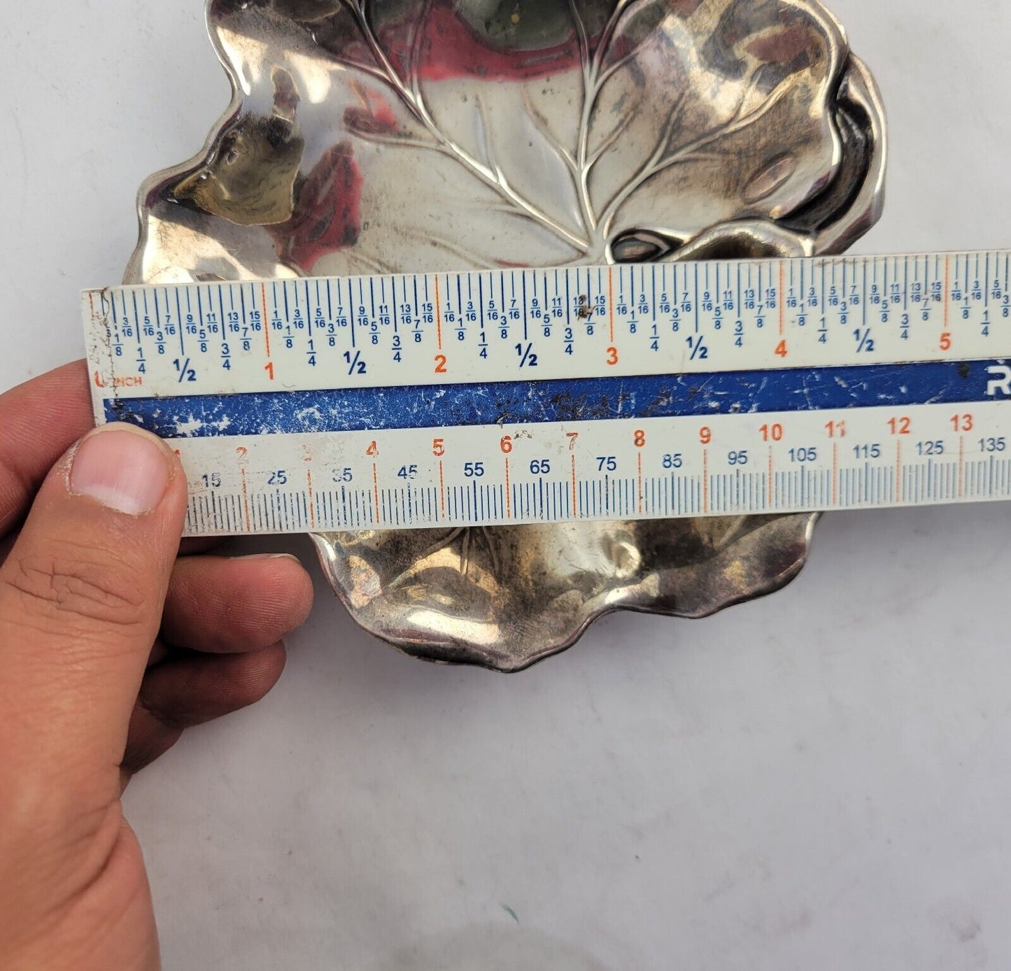 Reed and Barton Model X102 Sterling Maple Leaf Candy Dish 2.6oz.