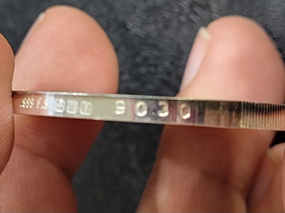 Sovereign Nation of The Paiute Tribe Native American 999 Silver Franklin Mint