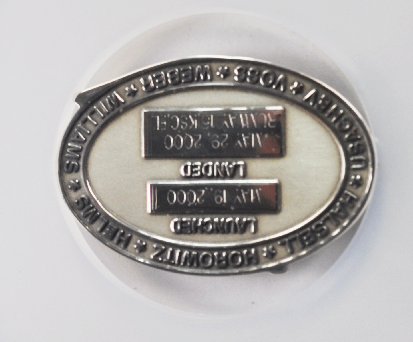 2000 STS-101 Robbins Silver Space Medal Unflown #111 NGC MS66 Discovery