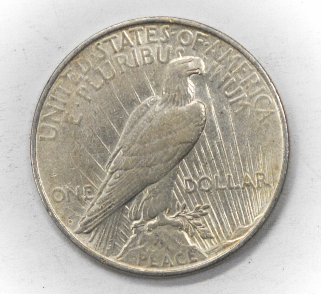 1922 D $1 Peace Silver One Dollar US Denver AU