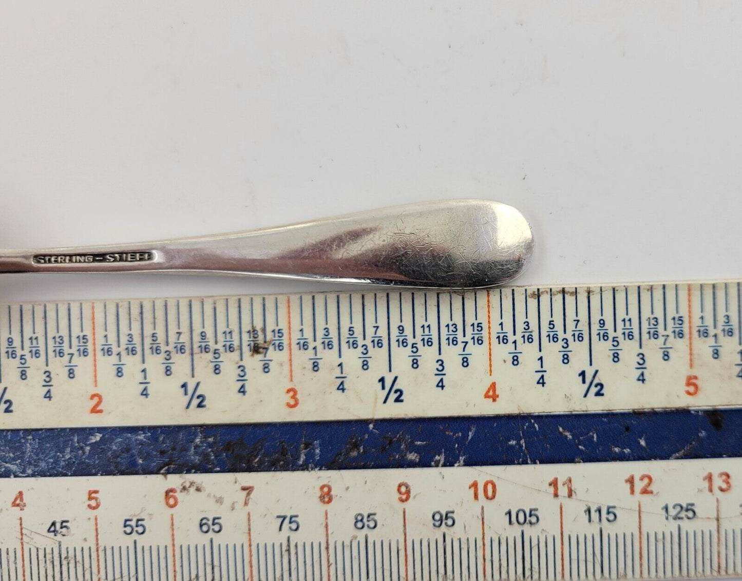 Kirk Stieff Sterling Silver 4 1/4"Stieff Rose Demitasse Spoon .49oz.