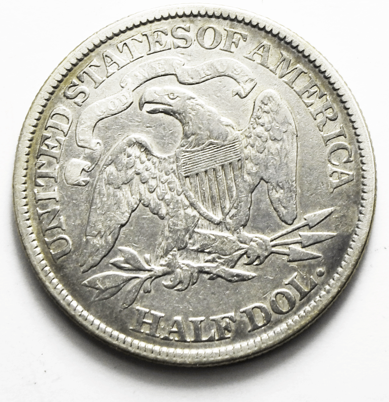 1873 Arrows 50c Seated Liberty Silver Half Dollar Fifty Cents Philadelphia
