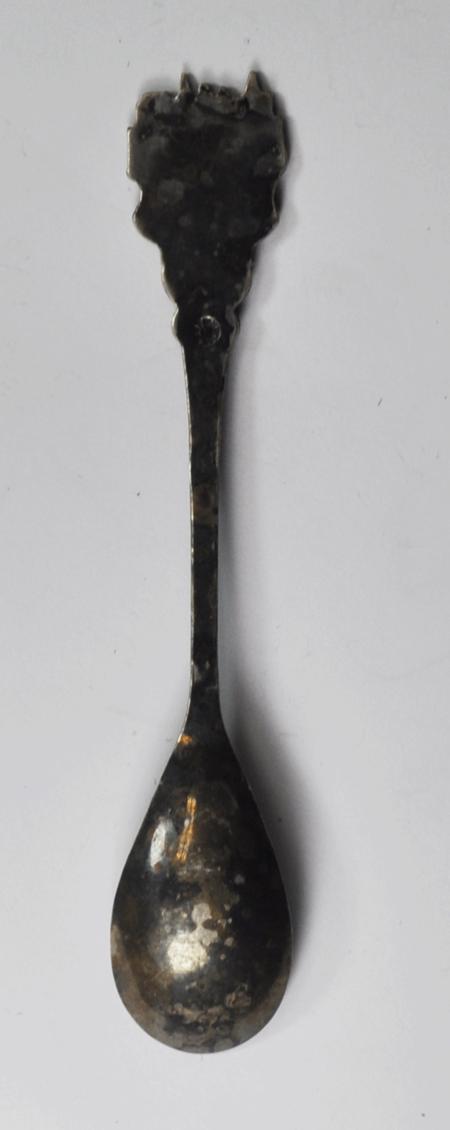 Silver Plated Holland Mustard Souvenir Spoon 5-1/2" KC Missouri Union Station