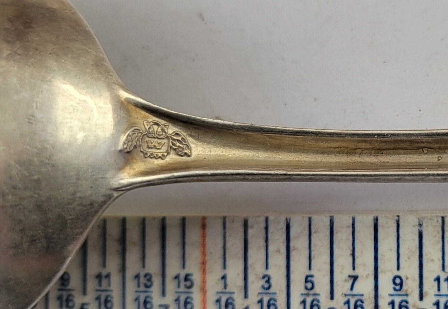 Kansas City Mo KS 5 1/2" Sterling Silver Souvenir Spoon .42oz by Weidlich