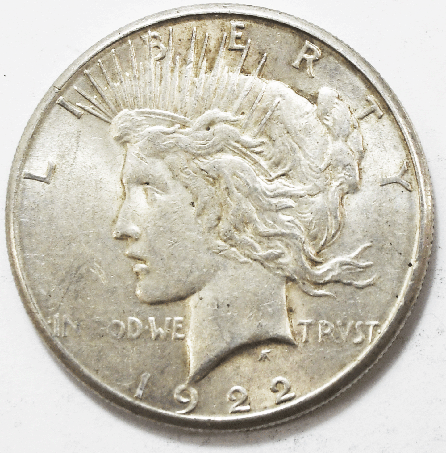 1922 S $1 Peace Silver One Dollar US San Francisco The Tropics Fresno