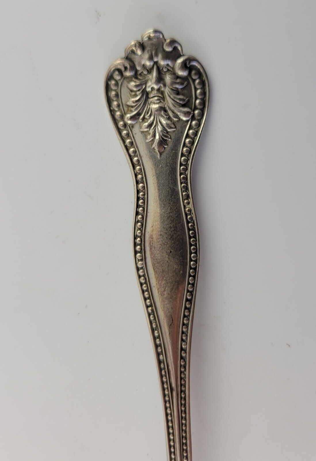 Antique Sterling Silver 4 1/2" Small Tined Sardine Serving Fork .42oz.