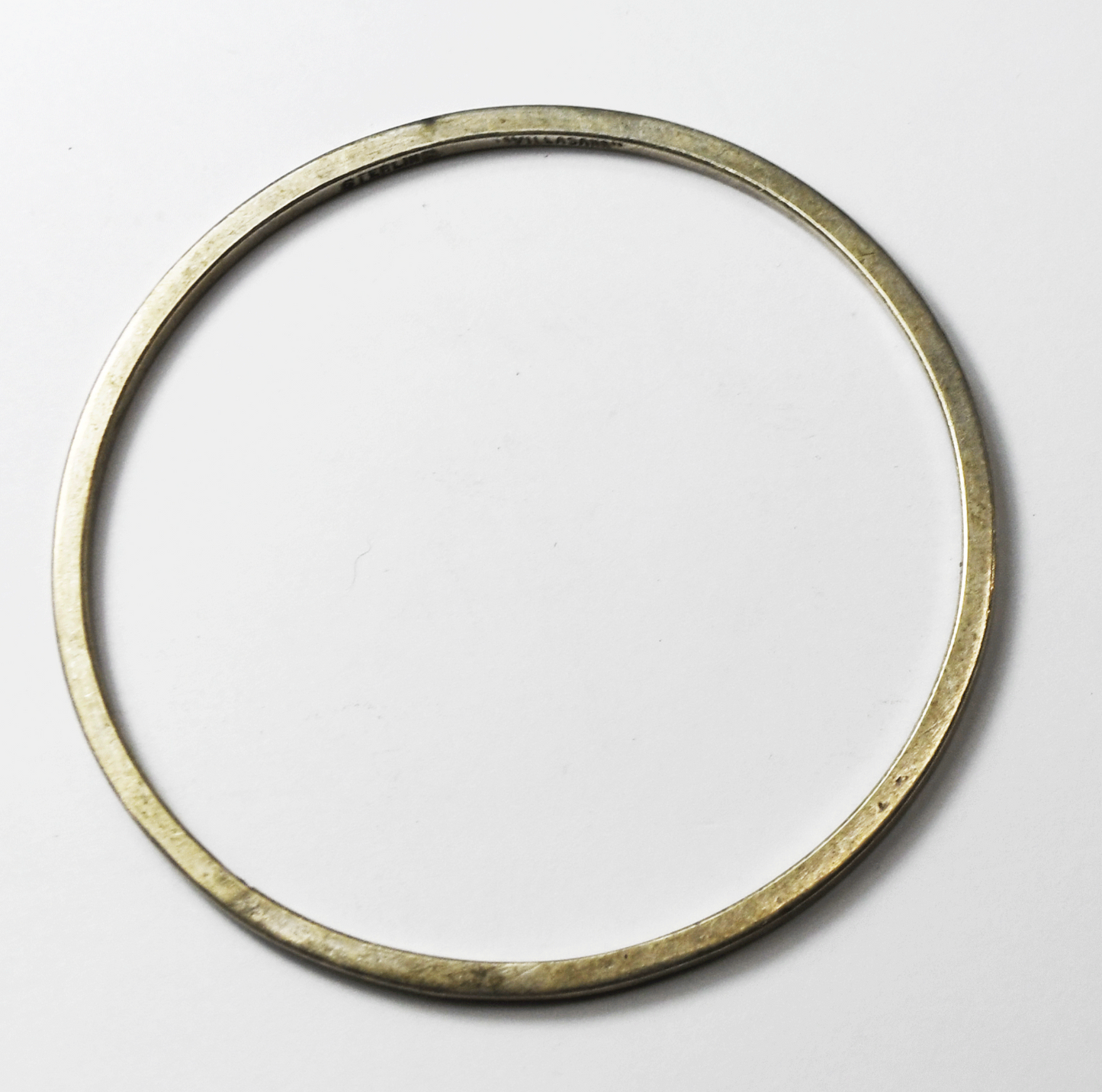 Sterling Villasana Plain Large Bangle Bracelet 2.5mm