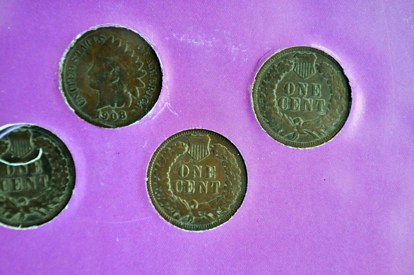 Two Centuries of Indian Head Pennies 1899-1908