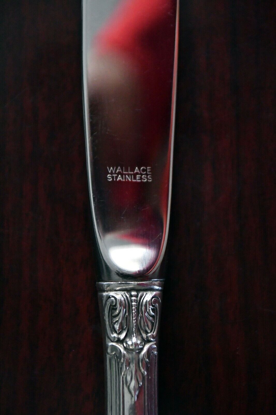 Sir Christopher by Wallace Sterling/Stainless 9 1/8" Modern Hollow Handle Knife