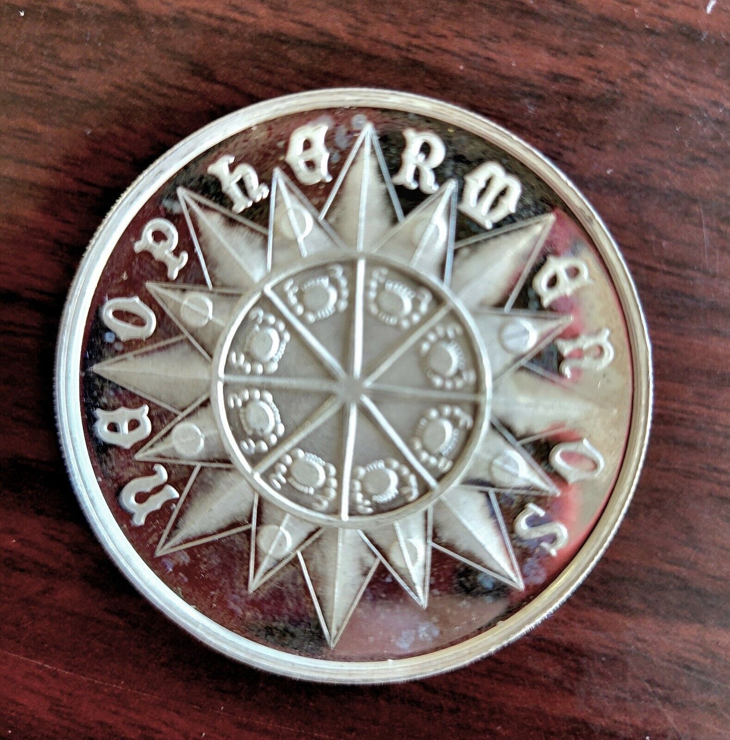 1984 Memories of Old New Orleans .999 Fine Silver Neophermenos Doubloon. 80oz.