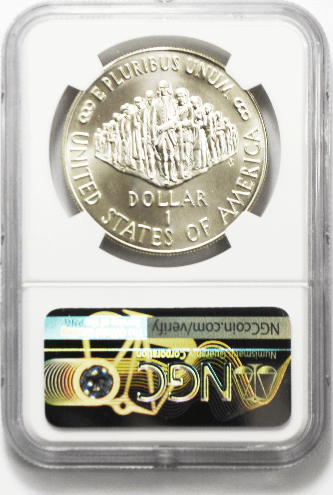 1987 P $1 Constitution Commemorative Silver One Dollar MS69 NGC