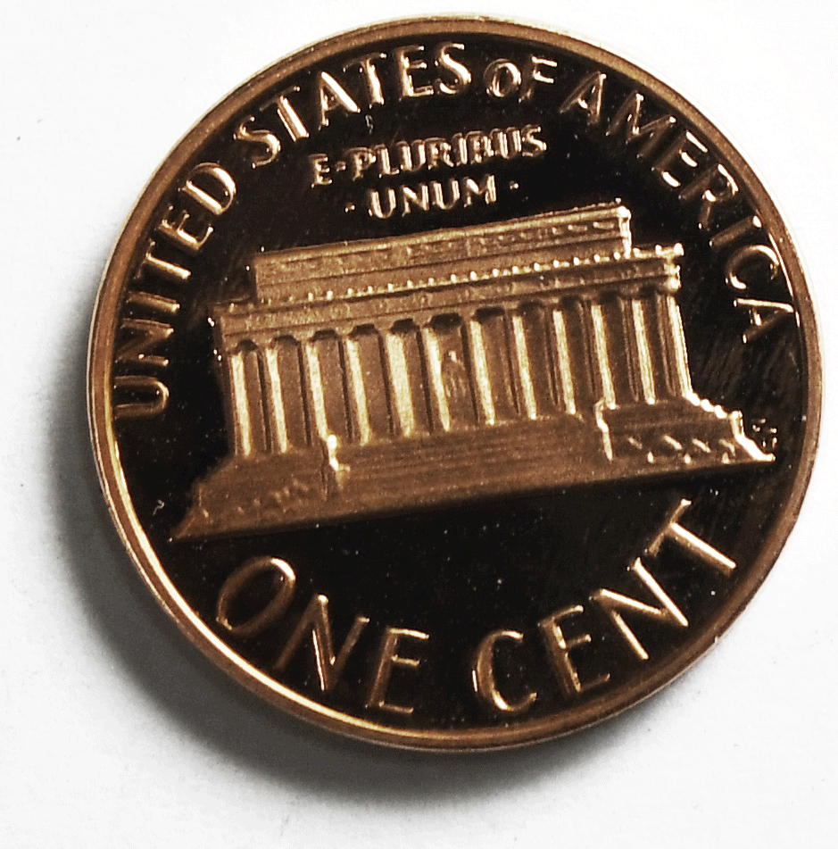 1984 S 1c Proof Lincoln Memorial Cent One Penny Gem Uncirculated San Francisco