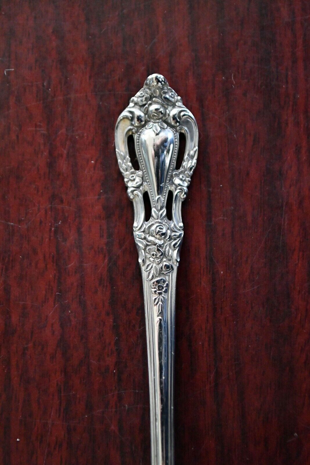 Eloquence by Lunt Sterling Silver 5 7/8" Short Handle Pickle Olive Fork .77 oz.