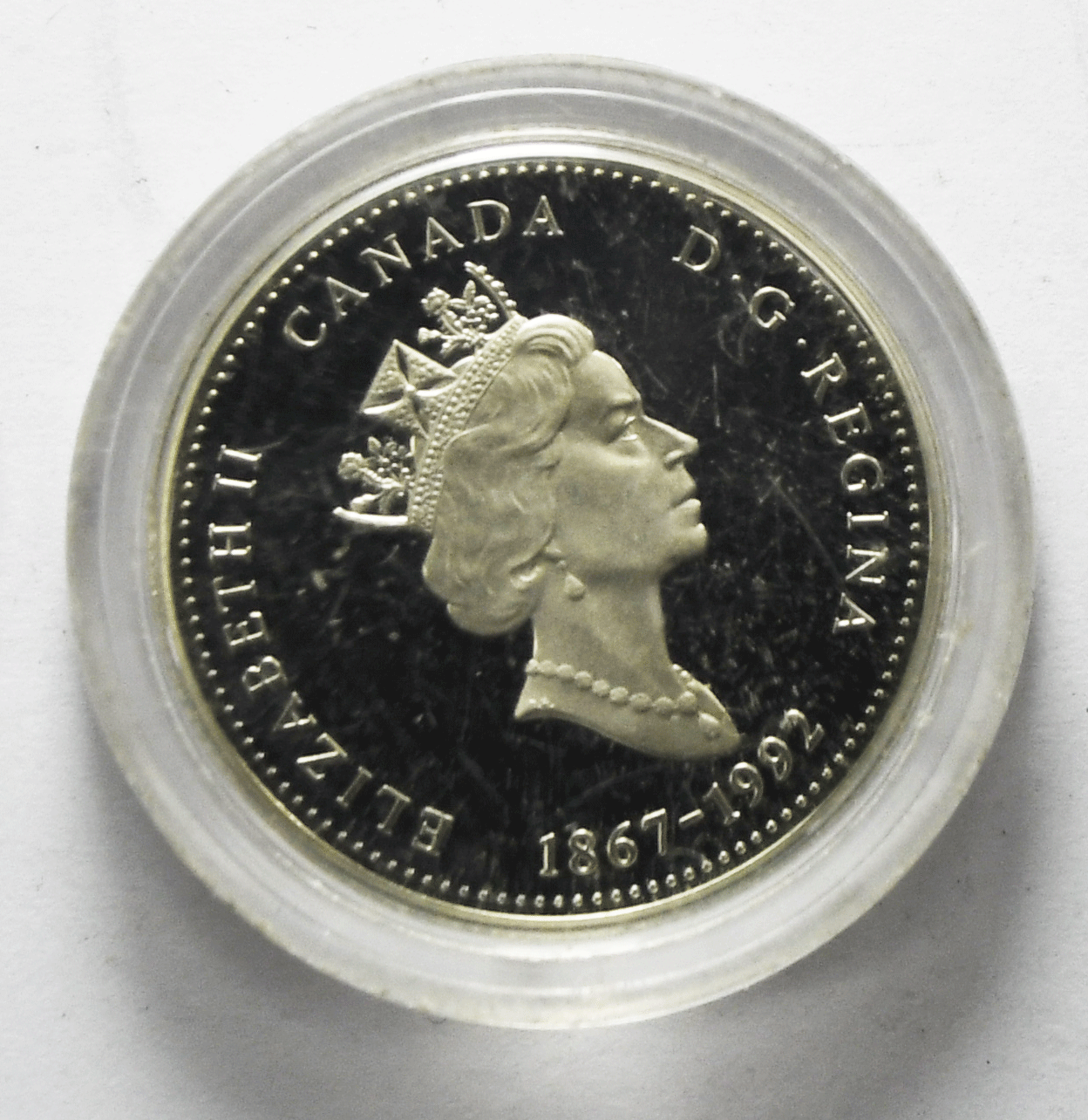 1992 25c Canada Newfoundland Commemorative Proof Quarter Dollar KM# 207