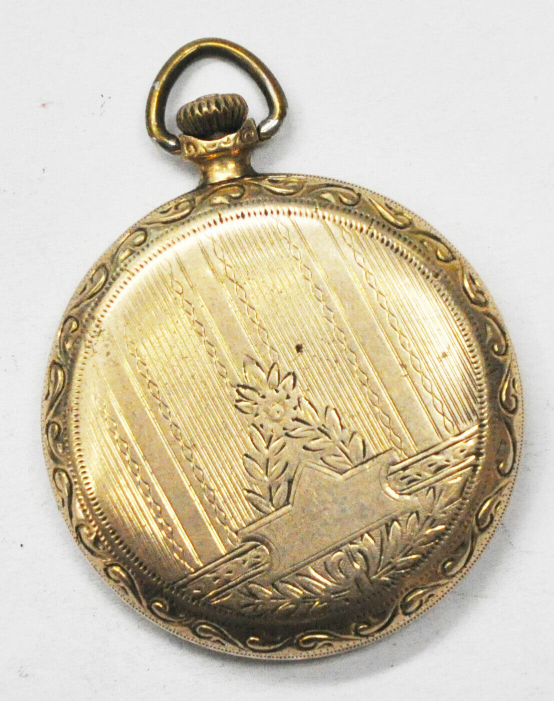 IOCO OF 20yr GF Pocket Watch Size 12 Not Running 17J Lord Springfield
