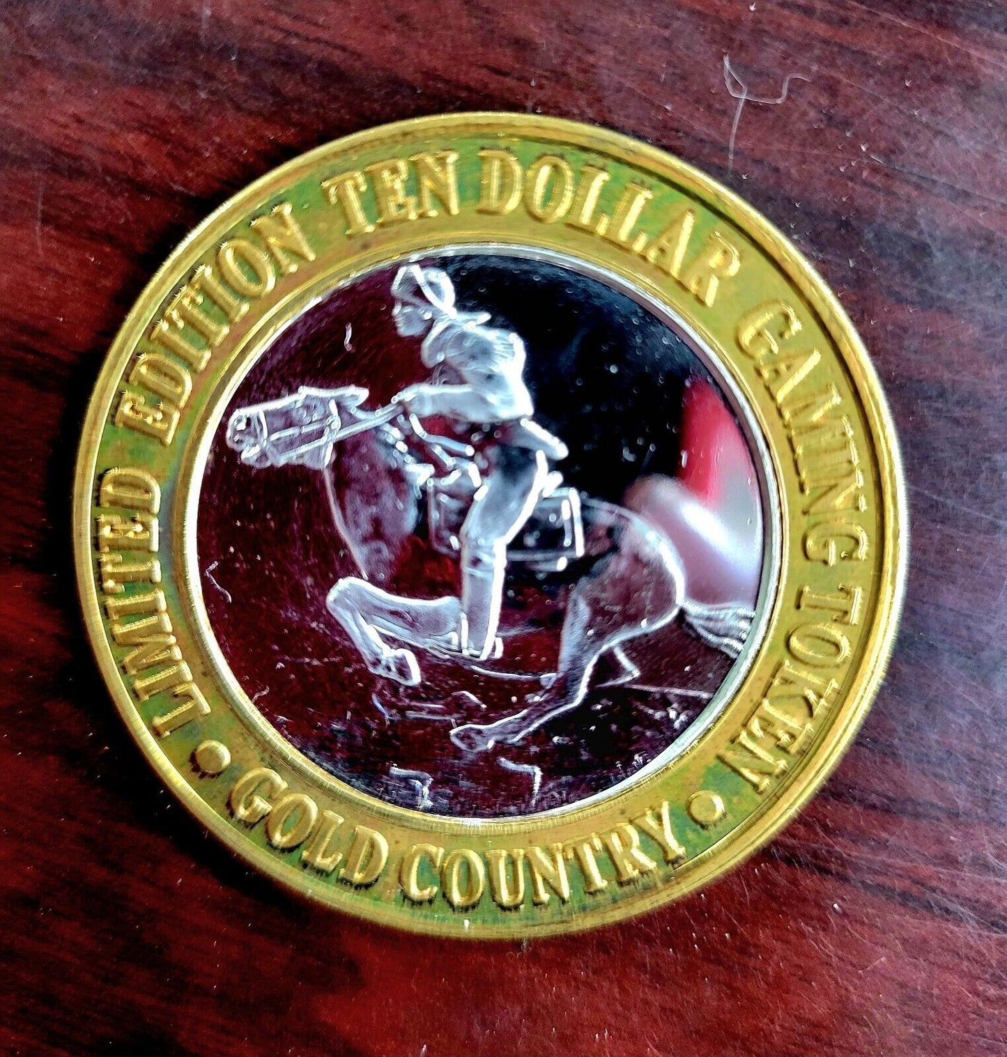 Gold Country Motor Inn Casino .999 Fine Silver $10 Gaming Token Elko Nevada