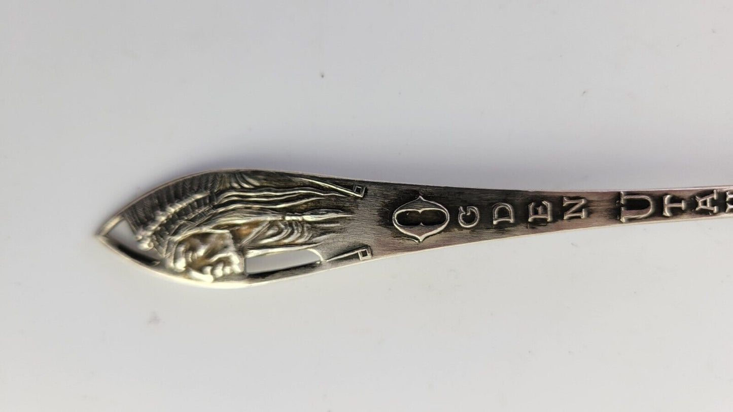 Ogden Utah Sterling Silver 5 1/2" Souvenir Spoon .59oz.