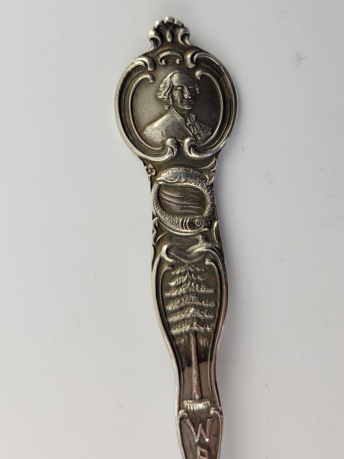 La Conner Washington 5 1/2" Sterling .925 Silver Souvenir Spoon .55oz.