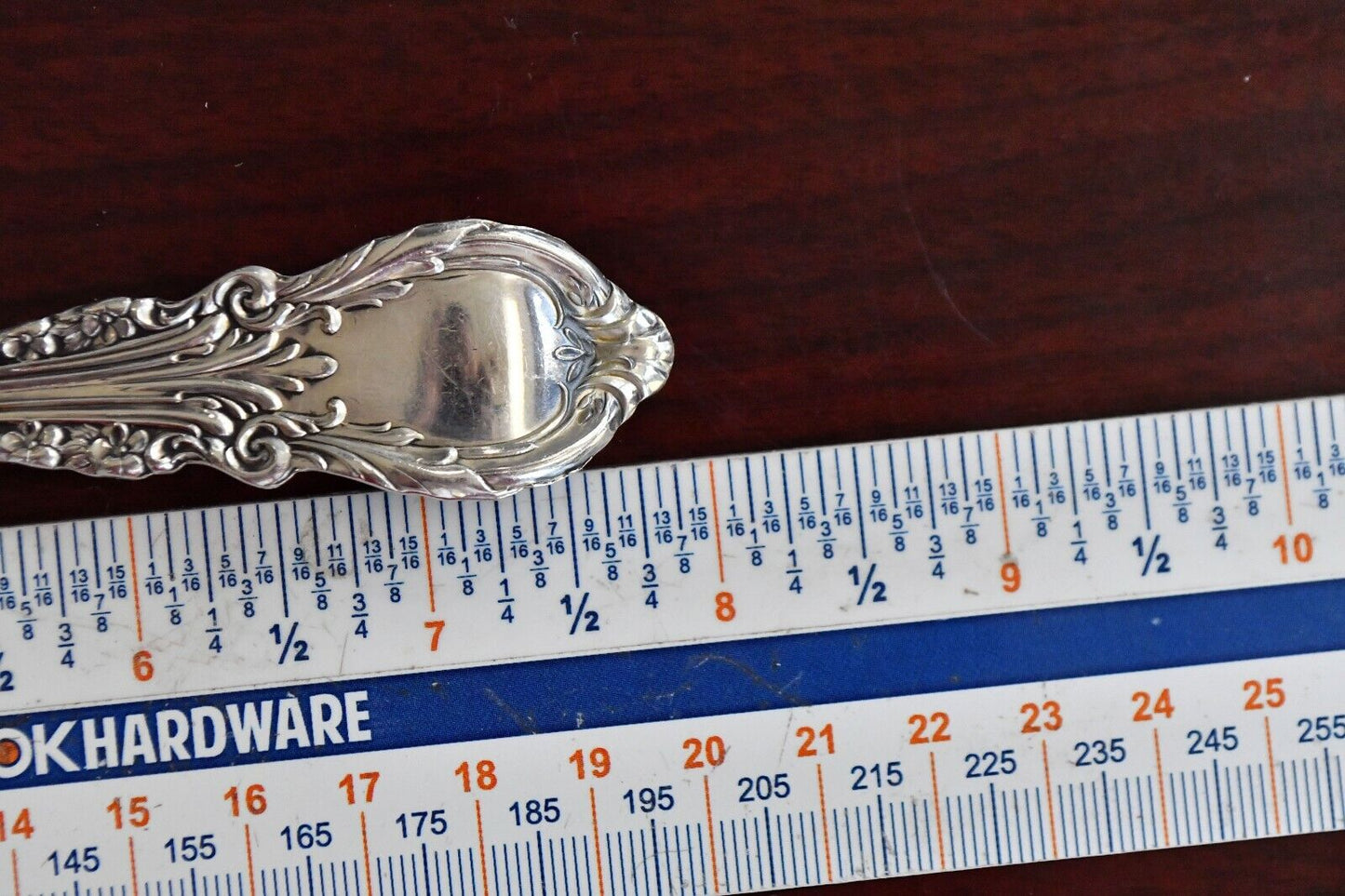 Sir Christopher by Wallace Sterling 8" Medium Solid Cold Meat Serving Fork 2.8oz