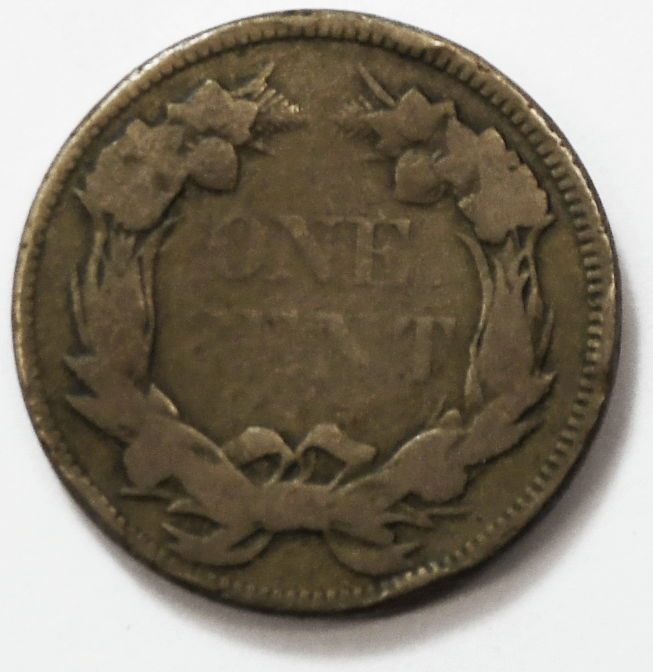 1858 1c Flying Eagle One Cent Penny Rare US Coin Philadelphia Mint