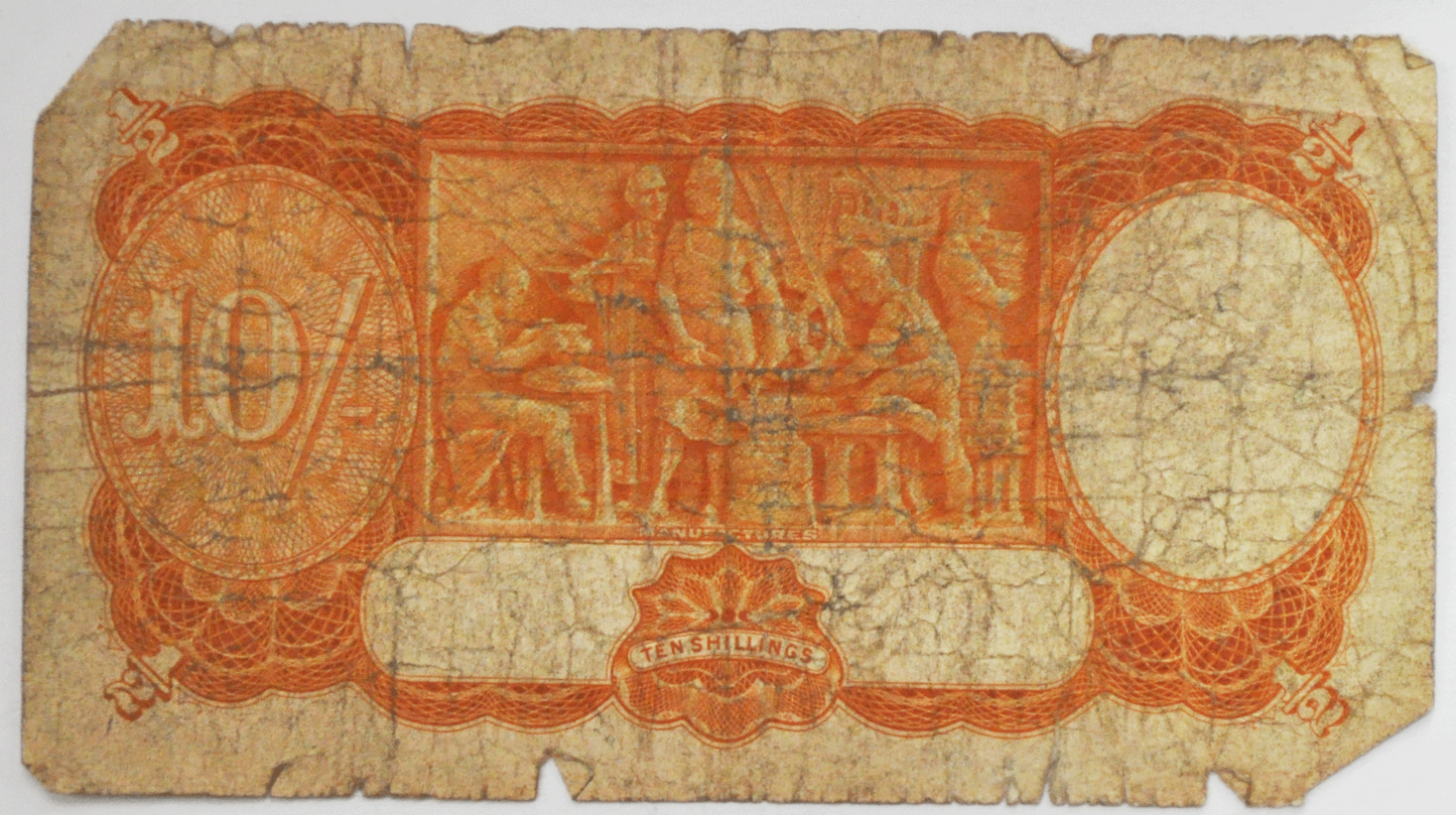 ND Common Wealth of Australia Ten Shillings Sheehan McFarlane