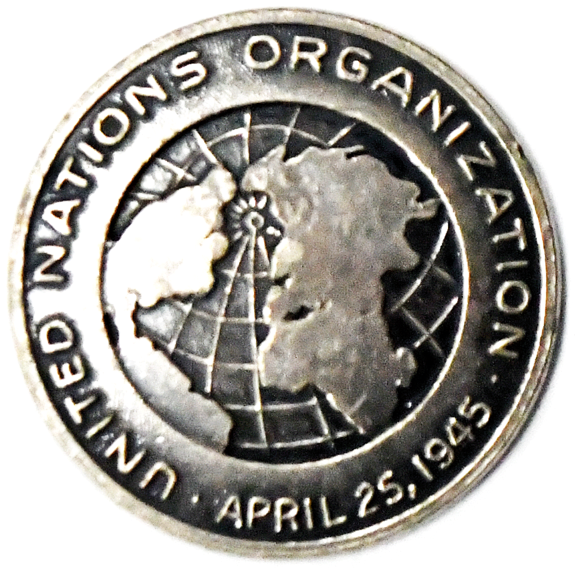 United Nations Organization UNO Freedom For All Peoples Medal 29mm
