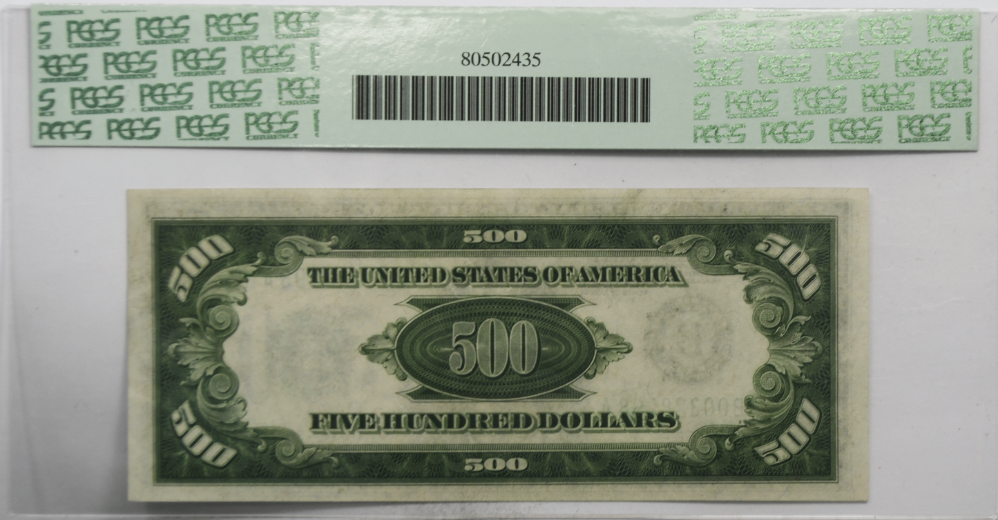 1934 A $500 Federal Reserve Note B00328298A FR#2202m PCGS 55 PPQ Mule