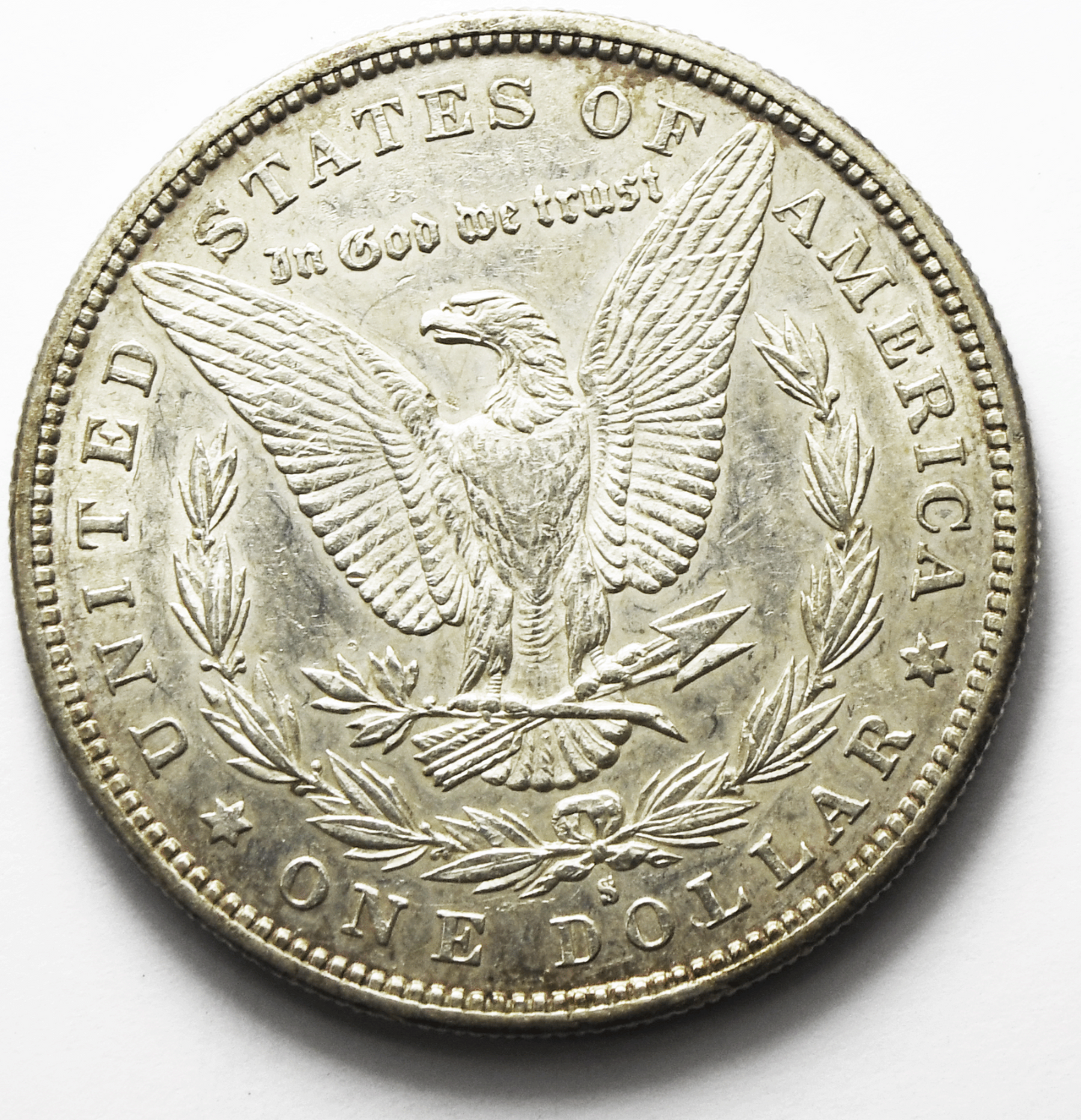 1887 S/S $1 Morgan Silver One Dollar San Francisco AU VAM 2A