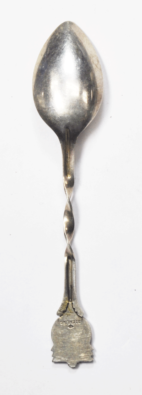 Sterling Souvenir Spoon Bates Klinke Knotts Berry Park Buena Park CA 3-3/4"
