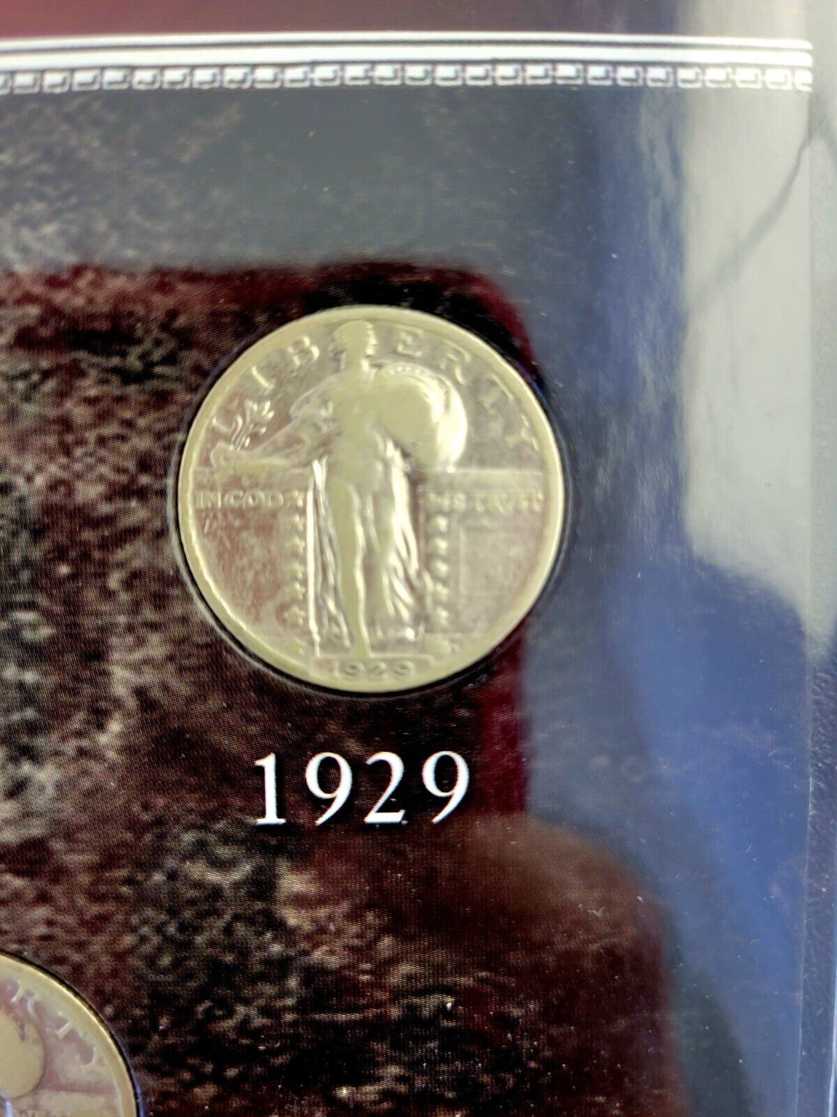 The Last Three Standing Liberty 25c Quarters 1928-1929-1930 w/COA