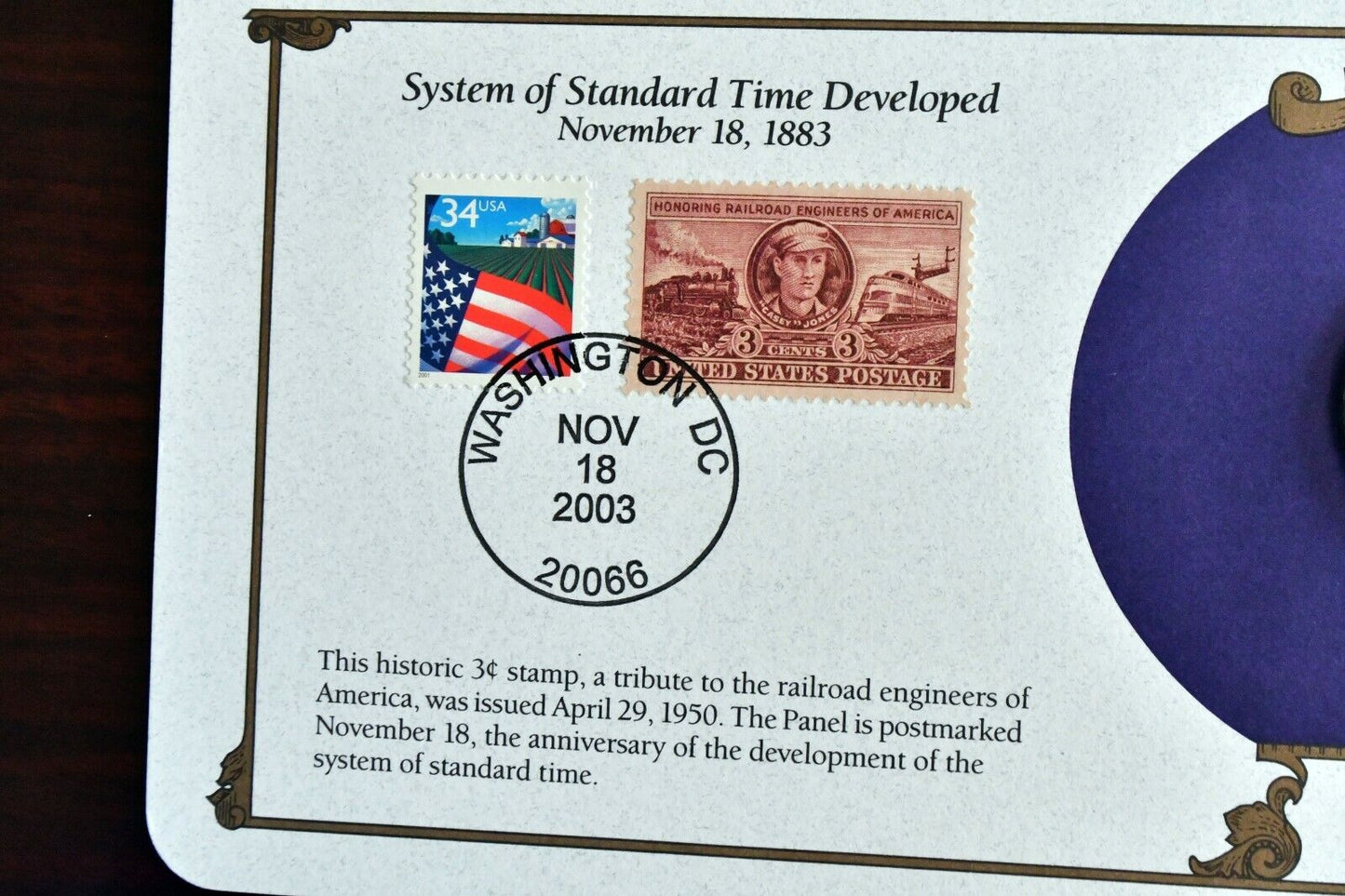 1883 Morgan Silver Dollar Postal Commemorative Society Silver Dollar Collection