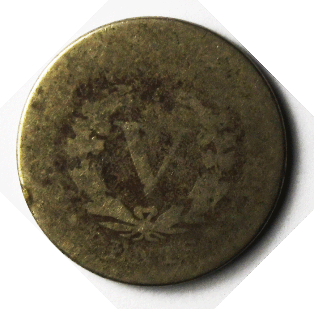 1886 5c V Liberty Nickel Five Cents Rare US Philadelphia