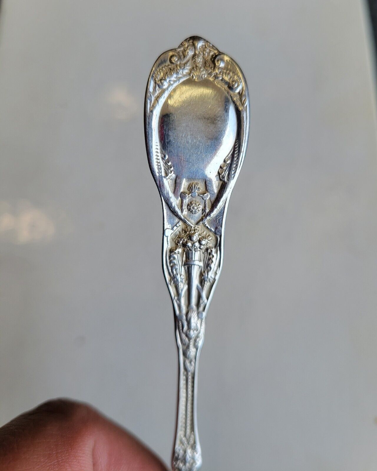 Mythologique by Gorham Sterling Fish Fork / Salad Fork Beaded Back 6"