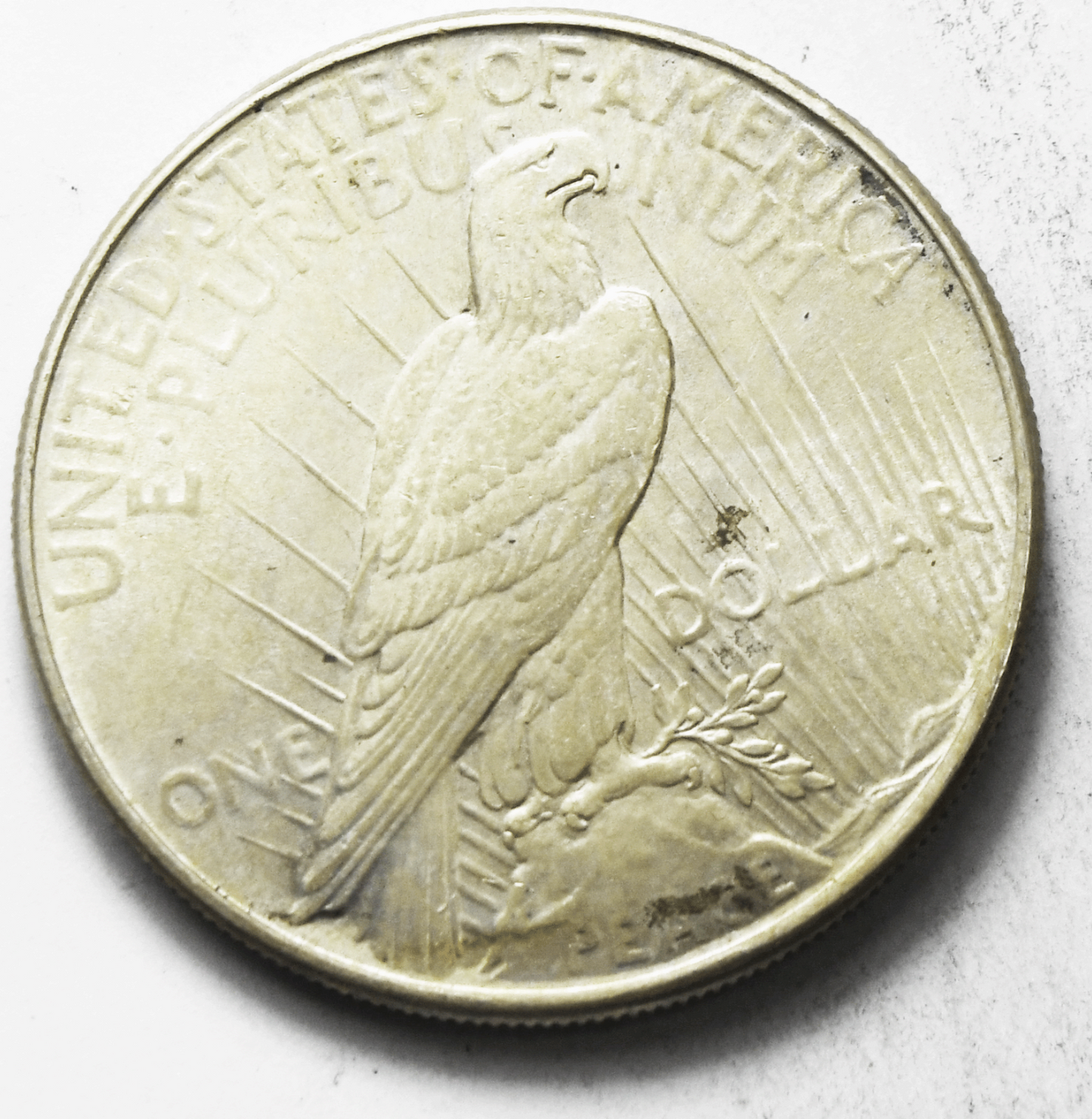 1934 $1 Peace Silver One Dollar US Philadelphia AU