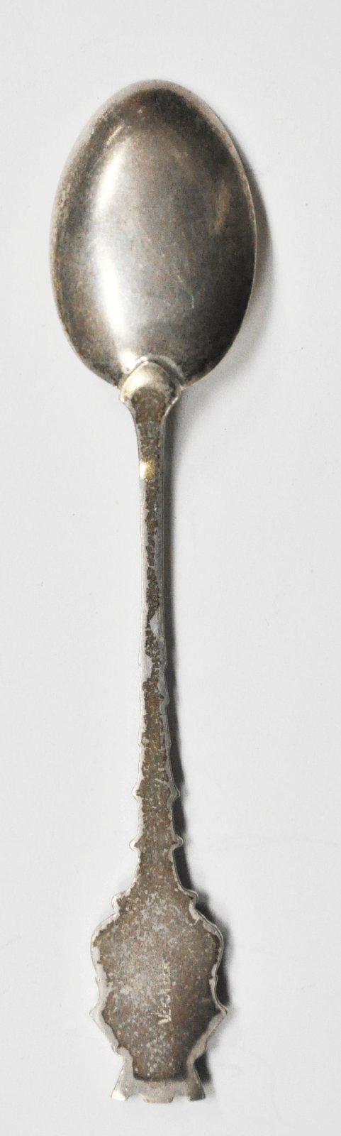 Silver Plated Gstaad Switzerland Enamel Souvenir Spoon 4-1/4"