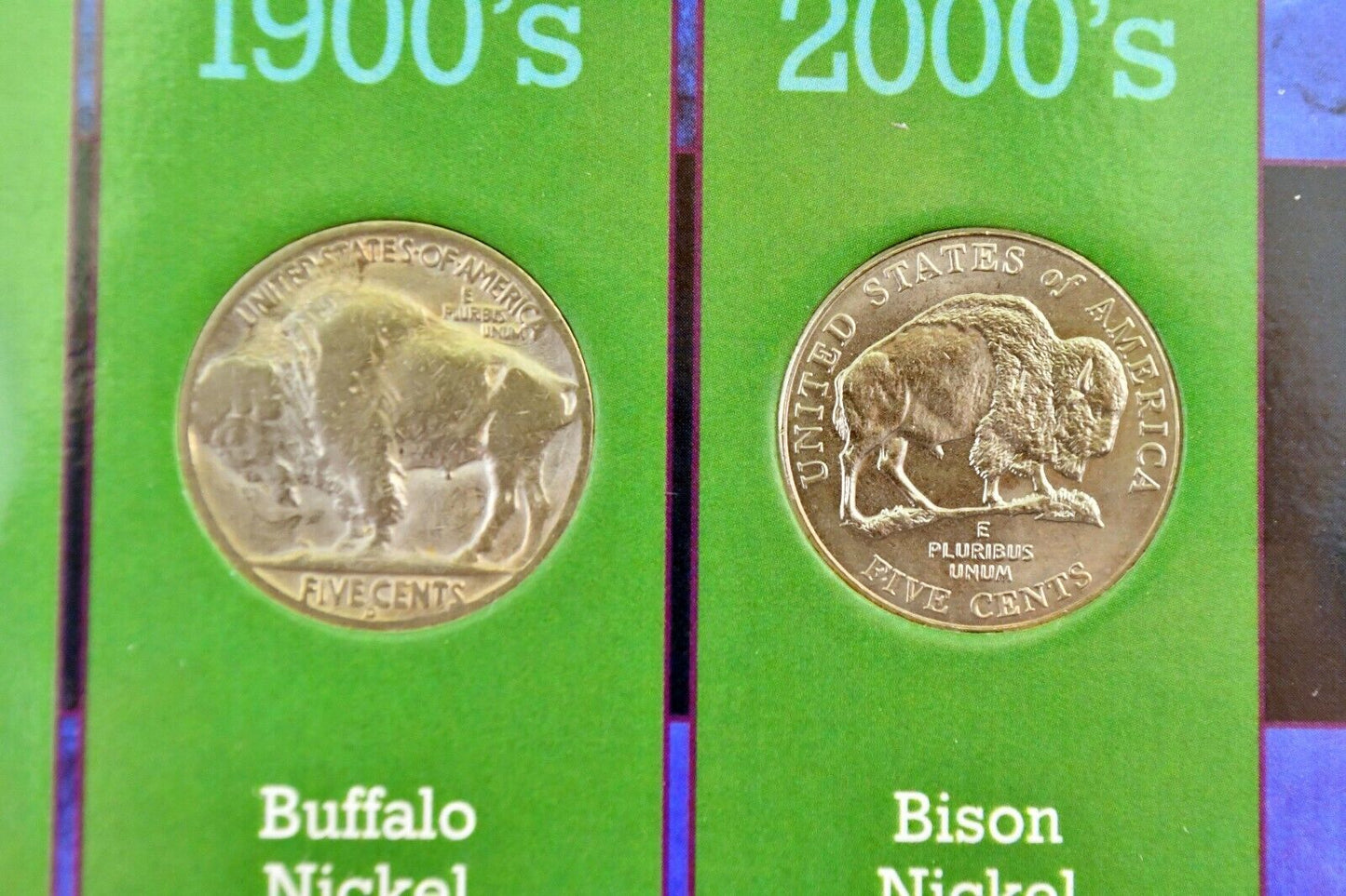 Three Centuries of American Nickels Buffalo, Liberty V, and Bison