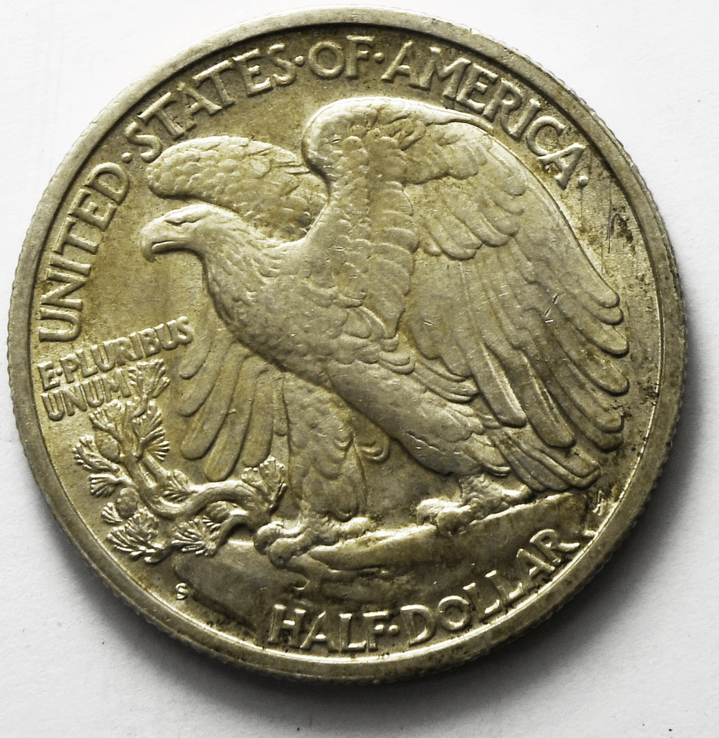 1946 S 50c Walking Liberty Silver Half Dollar Fifty Cents San Francisco AU